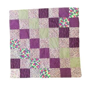 VINTAGE CRIB QUILT➕Patchwork Reversible Stripe